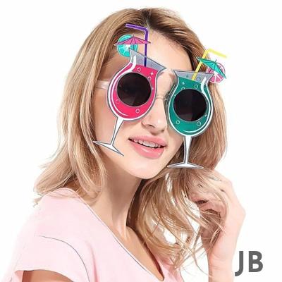 Kokteyl Temalı Hawaii Yaz Partisi Gözlüğü 15x16 Cm