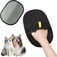 Kürk Mıknatıslı Tüy Temizleme Eldiveni – Kedi ve Köpekler için Parmaksız Evcil Hayvan Tüyü Çıkarıcı Eldiven – Kıyafet, Koltuk, Kanepe ve Halıdan Evcil Hayvan Tüylerini Kolayca Temizler