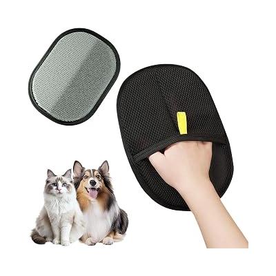 Kürk Mıknatıslı Tüy Temizleme Eldiveni – Kedi ve Köpekler için Parmaksız Evcil Hayvan Tüyü Çıkarıcı Eldiven – Kıyafet, Koltuk, Kanepe ve Halıdan Evcil Hayvan Tüylerini Kolayca Temizler