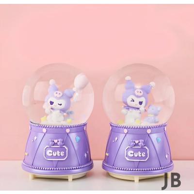 Kuromi Işıklı Müzikli Kar Küresi Orta Boy Alk3118