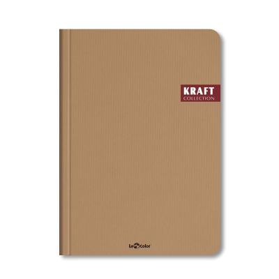 Le Color Kraft Ofis Defter Çizgili Kahve