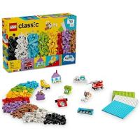 LEGO Classic Yaratıcı Yapım ve Oyun Kutusu 11044 | 5 Yaş ve Üzeri Kız ve Erkek Çocukları için Köpek ve Gökkuşağı İçeren Oyuncak Yapım Seti, Hediye Fikri (750 Parça)