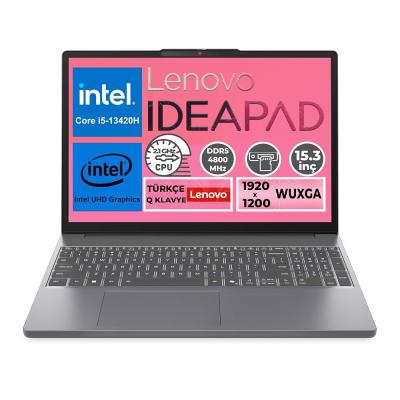 Lenovo IdeaPad Slim 3 | i5-13420H | 8GB DDR5 RAM | 512GB SSD | 15.3" WUXGA (1920x1200) IPS 300nits Anti-glare, 45% NTSC, 60Hz | FreeDOS Laptop | 83K1004ETR