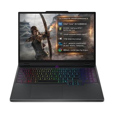 Lenovo Legion 5 15IRX10 Intel Core i9-14900HX 32GB 1TB SSD RTX 5070 8GB 15.1" WQXGA (2560x1600) OLED 165Hz 115W Freedos Taşınabilir Bilgisayar 83LY00L1TR