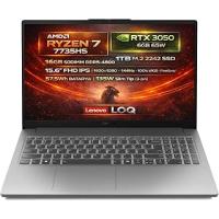 Lenovo LOQ 15ARP10E AMD Ryzen 7 7735HS 16GB 1TB SSD RTX 3050 6GB 15.6" FHD (1920x1080) IPS 144Hz Freedos Taşınabilir Bilgisayar 83S00032TR