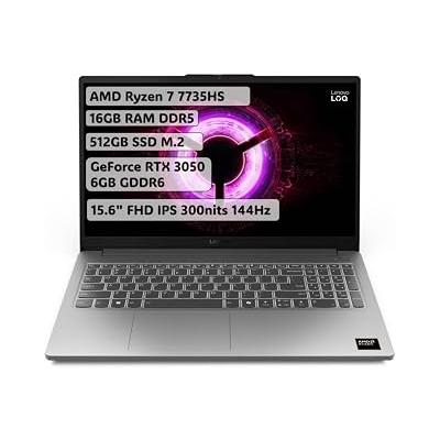 LENOVO LOQ Essential 15ARP10 AMD Ryzen 7 7735HS 16GB 512GB RTX3050 15.6 FreeDos Gaming Laptop