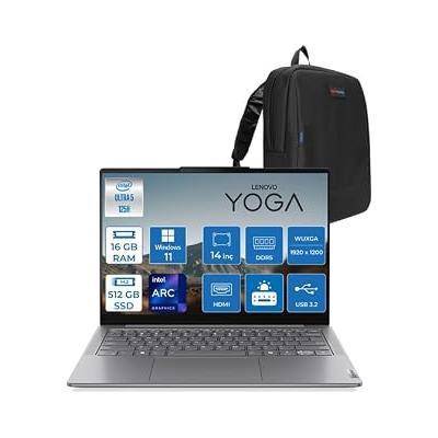 Lenovo Yoga Slim 7 14IMH9 Ultra 5 125H 16GB LPDDR5X 512GB 14" Wuxga (1920X1200) OLED 400NITS Intel Arc Graphics Windows 11 Pro Taşınabilir Bilgisayar YS14IMH9P01 + Zettaçanta