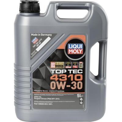 Liqui Moly Top Tec 4310 0W-30 5 l Otomotiv Bakım Ürünü
