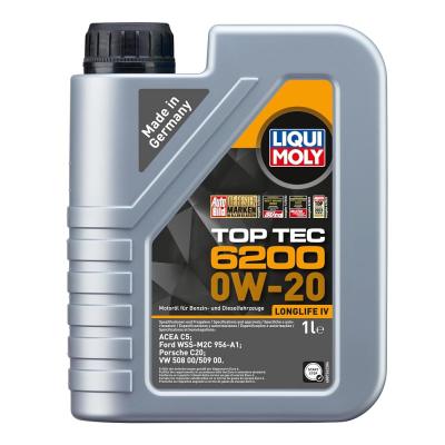 Liqui Moly Top Tec 6200 0W-20 1 Litre Otomotiv Bakım Ürünü