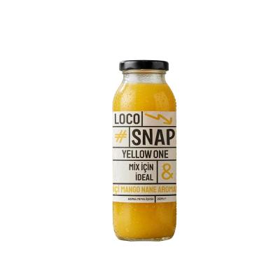 LOCO SNAP Liçi, Mango ve Nane Aromalı Kokteyl & Mocktail Mixleri, 250 ml