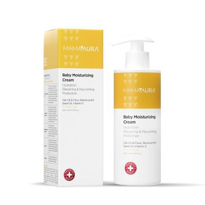 Mamaaura Baby Moisturizing Cream, Yenidoğan ve Hassas Ciltler İçin Nemlendirici ve Bariyer Destekleyici Bebek Kremi, 200 ml