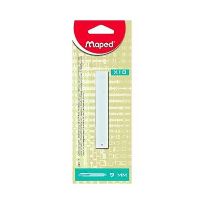 Maped Ofis Ve Kırtasiye 640717 Yedek Bıçak Gümüş, 9 mm