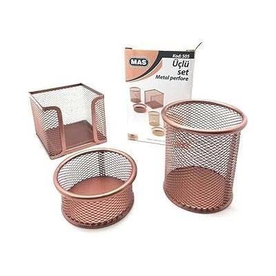 MAS Perfore Üçlü Set Rose Gold