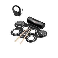 Midex DDX-70 Dijital Davul 7 Ped 2 Ayak Pedalı (Kulaklık Çubuklar Adaptör Full Set)