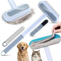 Mobilyalar İçin Evcil Hayvan Tüyü Temizleyici - Kedi ve Köpek İçin 4'ü 1 Arada Tüy Toplama Fırçası - Yeniden Kullanılabilir - Halı, Giysi, Yatak, Araba, Cam ve Fayans Uyumlu