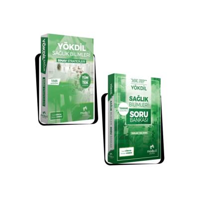 Modadil Yayınları Yökdil Sağlık 2'li Hazırlık Seti Yökdil Sağlık Bilimleri Sınav Stratejileri ve Yökdil Sağlık Bilimleri Soru Bankası