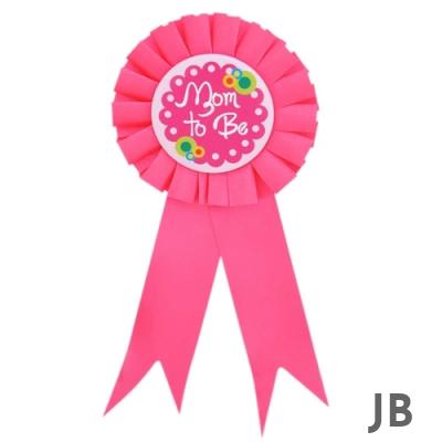 Mom To Be Yazılı Rozet Pembe Renk