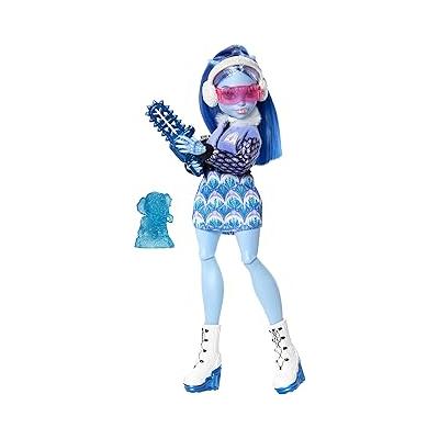 Monster High Fearbook Abbey Bominable set, oyuncak bebek ve aksesuarlar, sanat kulübü, kolej ceketi, yıllık, boyama ve modelleme aletleri, JDR58