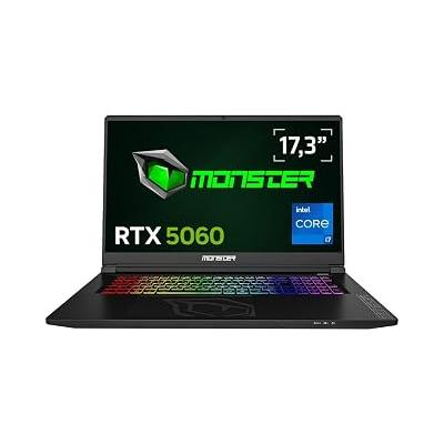 Monster Tulpar T7 V26.2.14 Intel Core i7 13620H 24GB RAM 1TB SSD 8 GB RTX 5060 Freedos 17,3" FHD 144 Hz Oyun Bilgisayarı