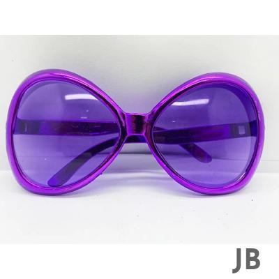 Mor Renk Yeşilçam Nostalji 80li Yıllar 90lı Yıllar Parti Gözlüğü  7x16 Cm