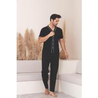 Motosiklet Baskılı Pijama Takımı, Erkekkısakol