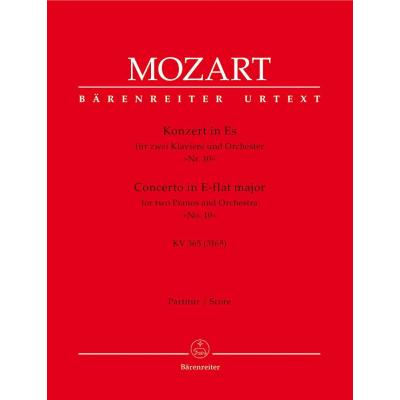 Mozart: Concerto for Two Pianos No. 10 in E-flat Major, K. 365 (316a) (Full Score)