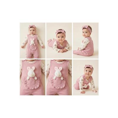 MYZİ STORE Erkek Bebek Ayı Nakışlı 2’li Takım% 100 Pamuk