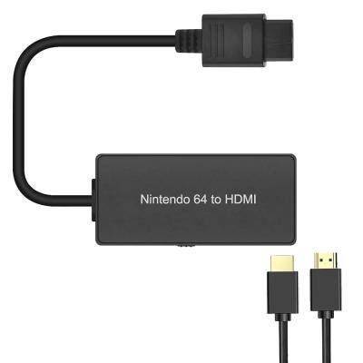N64 - HDMI Dönüştürücü, N64 Oyun Konsolu Video Sinyalini HDMI Sinyaline Dönüştürür Oyun Konsolunu HDTV Adaptörüne/Dönüştürücüye Kolayca Bağlayın (N64, SNES, SFC, NGC Desteği)