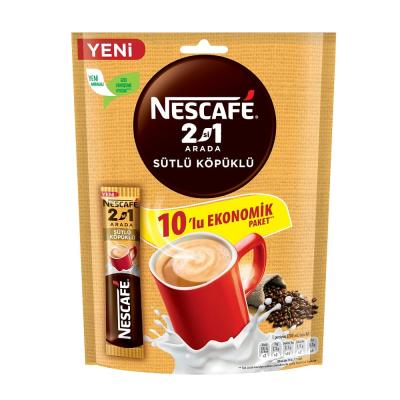 NESCAFÉ 2'si 1 Arada Sütlü Köpüklü, 10 G x 40 Adet
