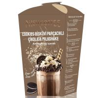 Nish Cookies Bisküvi Parçacıklı Çikolata Aromalı Toz İçecek 250 Gr