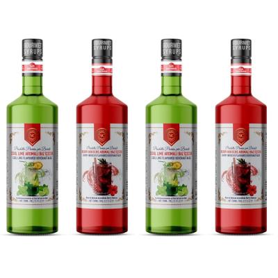 Nish Cool Lime, Berry Hibiskus Aromalı Baz İçecek 2 x 700 ML - P (2 paketi)