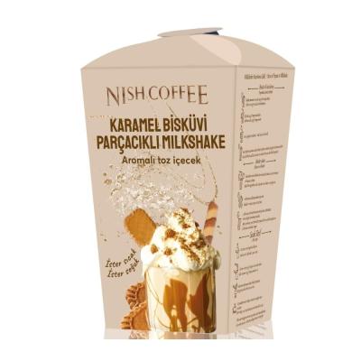 Nish Karamel Bisküvi Parçacıklı Aromalı Toz İçecek 250 Gr