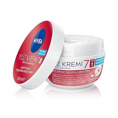 NIVEA Yaşlanma Karşıtı Yüz Kremi 100 ml, 24 Saat Nemlendirici Yüz Kremi, UV Koruması