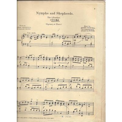 Nymphs and Shepherds. The Libertine. (Soprano, or Tenor, Medium in G)