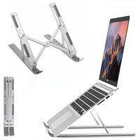 OBEV Taşınabilir Laptop Stant Bilgisayar Stant Notebook Stant Tüm Laptoplarla Uyumlu Bilgisayar Standı Taşınabilir Metal Kaymaz Stant Dizüstü Bilgisayar Stantları Stantı