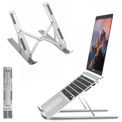 OBEV Taşınabilir Laptop Stant Bilgisayar Stant Notebook Stant Tüm Laptoplarla Uyumlu Bilgisayar Standı Taşınabilir Metal Kaymaz Stant Dizüstü Bilgisayar Stantları Stantı
