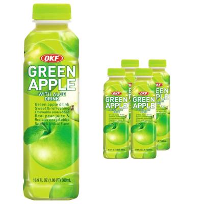 OKF Yeşil Elmalı ve Aloe Veralı İçecek 4 x 500 ML