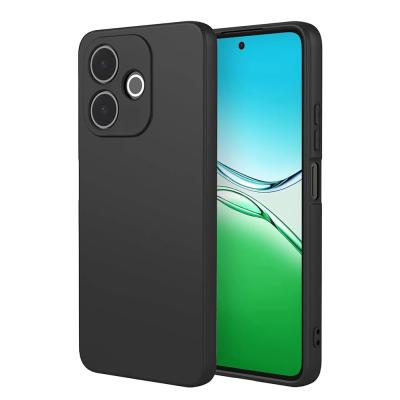 Oppo A5 Pro ile Uyumlu First Soft Silikon Telefon Kılıfı Siyah, First-Oppo A5 Pro- Kılıf