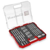 Orijinal Einhell XL-CASE Otomotiv Bit Seti – 40 Parça (10 mm Altıgen Saplı CrV Çelik Power Bitler, 10 mm Altıgen 3/8" ve 1/2" Kare Lokma Adaptörleri, Saklama Kutusu Dahil) - 49109032