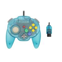 Orijinal Nintendo 64 N64 Konsol için Intec Gaming Warrior 64 Kablolu Kumanda (Mavi)