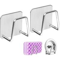 Orret Home 2 Adet Metal Bulaşık Sungeri Askısı, Eviye Lavabo İçi Bulaşık Sungeri Askısı, Çok Amaçlı Kanca, Paslanmaz Çelik, Mutfakta Düzen Sağlayıcı, Dayanıklı ve Şık Tasarım