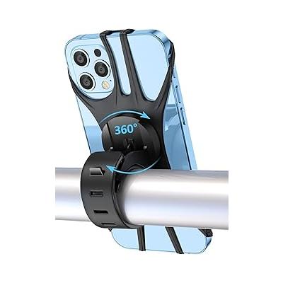 Orret Home Bisiklet İçin Silikon Telefon Tutucu, 360 Derece Dönebilen, Tüm Telefonlarla Uyumlu, Güvenli ve Esnek Tutuş, Dayanıklı Açık Hava Aksesuarı