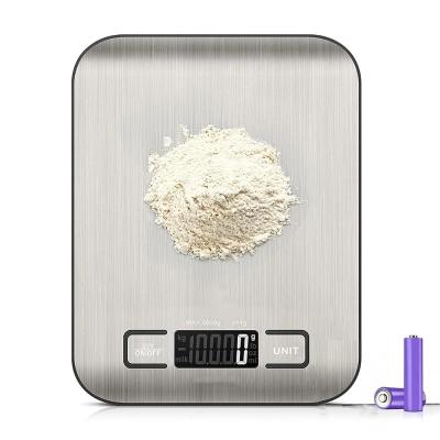 Orret Home Dijital Mutfak Terazisi – Paslanmaz Çelik Yüzeyli Hassas Tartı, 5 kg Kapasiteli, Dara Özellikli, LCD Ekranlı, 5 Birim Dönüşümlü, Pilli,Dijital Tartı