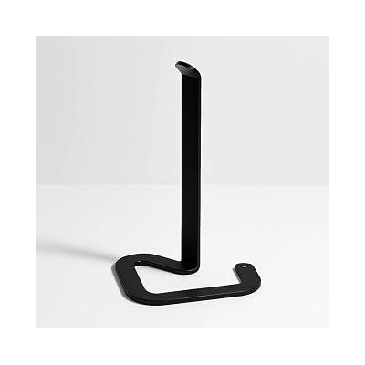 Orret Home Masa Üstü Solo Kağıt Havluluk – Siyah Paslanmaz Metal Dikey Havlu Tutucu – Modern Mat Siyah Mutfak Tezgahı İçin Havlu Standı (Kağıt Havluluk)