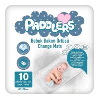 Paddlers Bebek Bakım Örtüsü 60x60 cm 10 Adet – Alt Açma Bezi, Emici Örtü