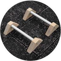 paralette, şınav barı, push up ekipmanı, ahşap spor ekipmanı