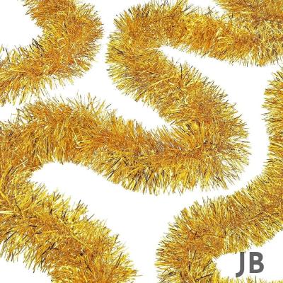 Parti İçin Mega Kalın Sim Süs 2 Metre Uzunluk 10 Cm Genişlik Altın İthal