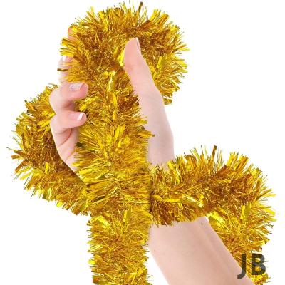 Parti İçin Sim Süs 2 Metre Uzunluk 8 Cm Genişlik Altın Renk İthal