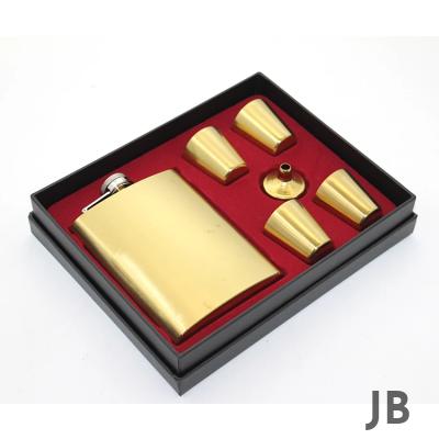 Paslanmaz Çelik 4 Shot Bardaklı Matara Seti Alk2663