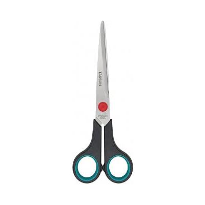 Paslanmaz Çelik Makas, 18 cm, C2007, Keskin Bıçaklı, Çok Amaçlı, Profesyonel, Ofis, Okul, Ev Makası, Ergonomik Saplı, 7"